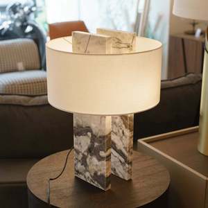 Aurum Portable Stone Desk <b>Lamp</b> Led <b>Touch</b> Control Battery Powered For Bedroom Study Hotel Bar <b>Bedside</b> Dining Room - Product Image 1
