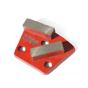 Outils de polissage au diamant trapézoïdal à 2 segments de qualité supérieure plaques de meulage de polissage humide pour une préparation efficace de la surface en béton OEM - Product Image 3