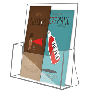 <span class=keywords><strong>A5</strong></span> <span class=keywords><strong>Acrylic</strong></span> Brochure chủ sàn nhựa hiển thị đứng Flyer hiển thị Văn Học đứng để đặt giấy tập sách cho cửa hàng văn phòng - Product Image 2