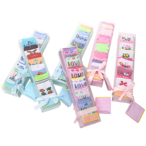 선물 포장 아기 양말 세트 신생아 남아 여아 양말 7일 세트 - Product Image 2