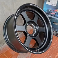Llantas de aleación negras de 18x9 PCD 6x139,7, nuevo diseño todoterreno, 4x4, pedido mínimo de 4 piezas