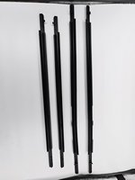 NOAH 2015-2021 BLACK Bande de moulage de fenêtre de porte / Joint en caoutchouc anti-poussière / Joint de fenêtre automobile OEM 68161-28081 68162-28081 68163-28060