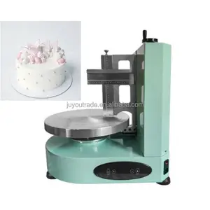 JUYOU Commercial bread Cream Spread Smoothing Machine Round Cake Icing Smearing Machine for Birthday Wedding Party