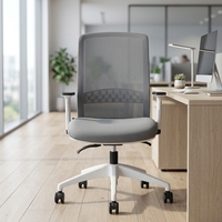 Chaise pivotante ergonomique moderne en maille respirante à prix abordable pour le bureau à domicile et la salle de séjour, usage professionnel, vente en gros