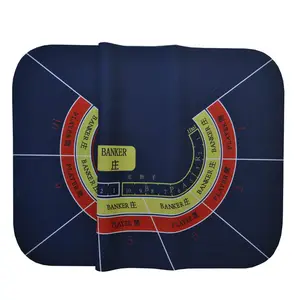 Tapete de borracha oval para pôquer Texas Hold'em, tapete de 180*90cm, pano de mesa para jogos de pôquer, com fichas de bacará, ideal para apostas, venda imperdível