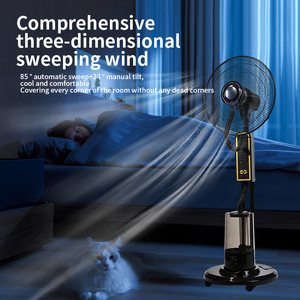 Custom Commercial High Pressure Electric Air Cooling Water Mist <strong>Fan</strong> <strong>Remote</strong> <strong>Control</strong> Adjustable Height Oscillating RV Hotel - Product Image 6