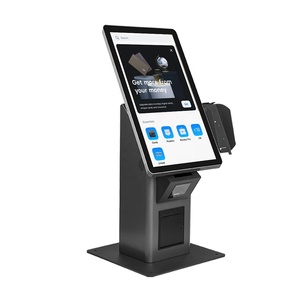 21.5 Inch Retail Touch Screen Desktop Android windows Restaurant <b>Tablet</b> Ordering Self Service Payment Kiosk - Product Image 1