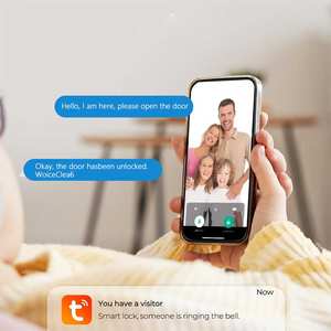 מנעול חכם עם זיהוי פנים תלת-ממדי, אפליקציית WiFi של Tuya, אינטרקום וידאו, טביעת אצבע, ללא מפתח, לבית חכם עם מצלמה, במחיר מפעל של Eseye - Product Image 6
