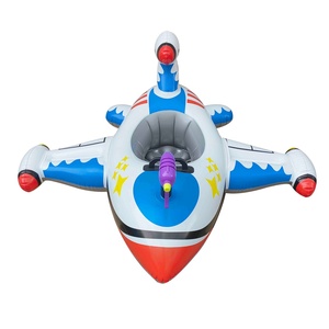 Hot Sale Customizable Eco-friendly PVC Inflatable Swim <b>Ring</b> for <b>Kids</b> Floating Toy Guns Riding on Airplane for Pool Fun - Product Image 6