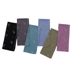 Sáng bóng Rhinestone lưu ý trang trí khăn choàng Bling ren mềm màu rắn khimar ngọc trai voan tudung Khăn trùm đầu khăn trùm đầu - Product Image 5