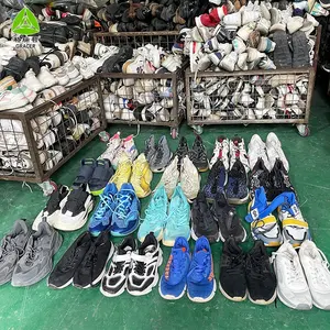 High Quality Branded Men Second Hand Mixed Shoes Sports Bulk Used Basketball Shoes 23 Kg Popular