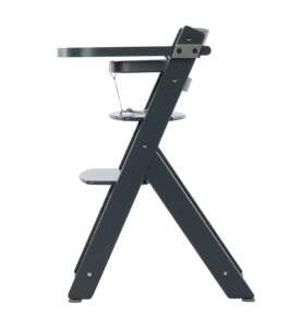 Chaise haute bébé en bois Bebeconfort Timba 2 gris chaud, multifonctionnelle et réglable, pour bébé de 6 mois à 9 ans - Product Image 4