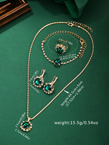 Fenyi Wholesale New Hot Selling Modern Fashion Casual Lace Round Diamond Maple Leaf Alloy Quartz <b>Watch</b> <b>Set</b> for Women - Product Image 5