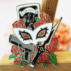 Broche en émail dur personnalisée avec logo artistique créatif, design œil porte-bonheur, en métal, é<span class=keywords><strong>l</strong></span>égante et tendance - Product Image 2