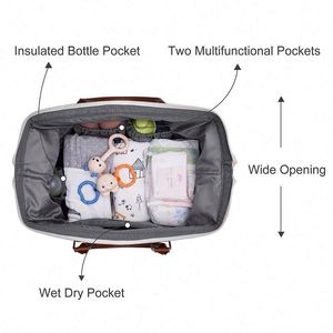 Juego de 3 Bolsas de Pañales para Bebé, Personalizadas por Fábrica BSCI, para Viajes de Fin de Semana, para el Hospital y Maternidad - Product Image 2