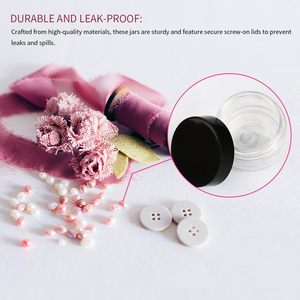 Tarro de plástico vacío para polvo de inmersión con serigrafía, capacidad personalizada para crema facial y de ojos, en stock - Product Image 5