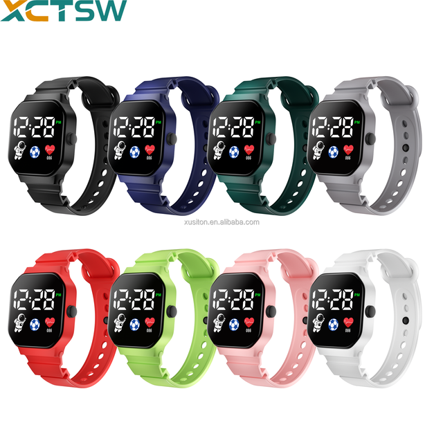 W31 Cheap Watch Fashion Bracelets Sport LED Watch Men Women Unisex Silicone Strap Color Screen Exquisite Design Digital Watch