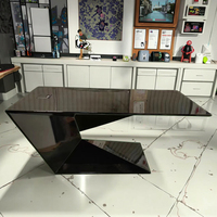 Blanc brillant Mini cabriolet maison intelligente Style Simple moderne PDG ordinateur bureau complet gestionnaire bureau patron bureau