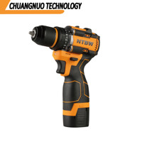 Perceuse sans fil à batterie lithium haute puissance 16V personnalisable, modèle BW3218, 0-1750 tr/min, pour construction métallique industrielle, ensemble portable