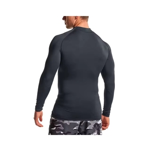 เสื้อออกกำลังกายแขนยาวสำหรับผู้ชายเสื้อกีฬา MMA แบบแรชการ์ดแบบ2025พิมพ์โลโก้ตามสั่ง - Product Image 2
