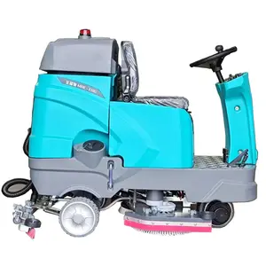 Supermarket industry full-automatic large water tank floor cleaning machine
