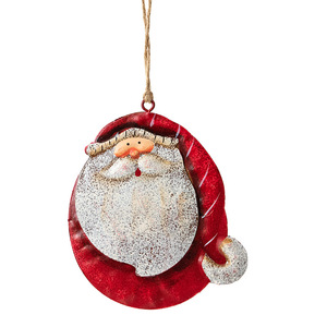 Petit pendentif <span class=keywords><strong>de</strong></span> <span class=keywords><strong>Noël</strong></span> vintage en fer forgé, style européen et américain, avec Père <span class=keywords><strong>Noël</strong></span>, bonhomme <span class=keywords><strong>de</strong></span> neige et sapin <span class=keywords><strong>de</strong></span> <span class=keywords><strong>Noël</strong></span> - Product Image 5