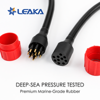 Conector Circular Submarino Enchufable de 10 Pines, Impermeable IP69K, para ROV/AUV Subacuático, IL10M IL10F, Pines de Cobre, Potencia Nominal de 10A