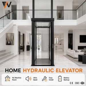 Küçük 2-5 Katlı Yolcu Makaslı Hidrolik Ev Asansörü Konut Asansörü Otomatik Kontrol Dayanıklı 5 Yıl Garantili Paslanmaz Çelik - Product Image 2