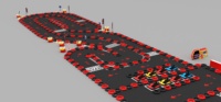 Pista de Carreras de Karts Eléctricos de Nuevo Diseño 2025 - Uso en Exteriores, Material de Goma/PVC, Protección Contra Colisiones, Venta al por Mayor