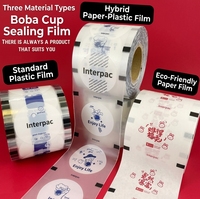 Film de scellage personnalisé pour gobelets de bubble tea, film de scellage pour boba, film de scellage PET, film de scellage pour thé au lait