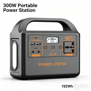 แหล่งจ่ายไฟสำรองฉุกเฉิน 300W 192Wh  สถานีไฟฟ้าพกพา 110V  แบตเตอรี่สำรองความจุขนาดใหญ่สำหรับใช้งานกลางแจ้ง - Product Image 2