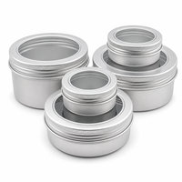 Boîte d'emballage ronde en aluminium personnalisée pour bonbons, biscuits, gâteaux et coussinets de soutien-gorge |   Fabricant de contenants alimentaires, emballages cosmétiques