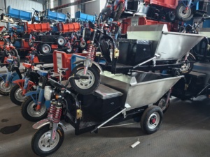 Tricycle électrique à marchandises, 3 roues, cadre en acier, pneus pneumatiques, usage agricole, 48V, neuf - Product Image 6