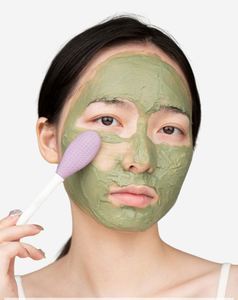 แปรงซิลิโคนสองหัวสำหรับมาส์กหน้า แปรงเกลี่ยรองพื้น แปรงนวดหน้า อุปกรณ์เสริมความงาม รับผลิตตามสั่ง ขายส่ง - Product Image 4