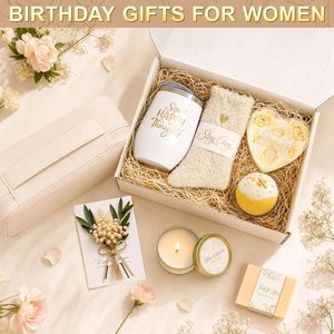 Cesto Regalo Rettangolare per la Cura Personale delle Donne, Borsa Vuota per Cosmetici, Ideale per Compleanni, Auguri di Pronta Guarigione, <span class=keywords><strong>Regali</strong></span> per Mamma, <span class=keywords><strong>Sorella</strong></span>, Amica - Product Image 3