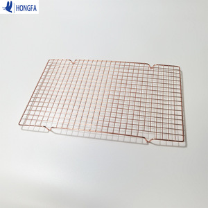 Carbon Steel Cooling Rack 12x16 Inch Durable Baking Pastry Tools For Cake Bread Drying Rack With Feet Dishwasher Safe - Product Image 2