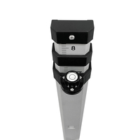 Mire de nivellement en aluminium SC-9FT de 9 pieds, 3 sections, unité de mesure impériale, instruments de mesure de précision