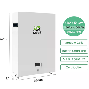 Solar Wall Mounted <b>48V</b> 100Ah 200ah 300ah 420ah 51.2V Power Wall Lithium <b>Battery</b> 5kwh 10kwh 15kwh LF280 <b>48V</b> 51.2v Lifepo4 5kwh 10 - Product Image 2