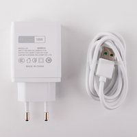 Ensemble de câbles de charge rapide USB QC3.0 5V/2A à 3 ports avec prise EU pour téléphones mobiles - Chargeur mural de voyage