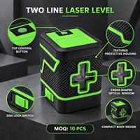 Niveau laser compact à 2 lignes pour l'installation de carreaux, la pose d'armoires et l'alignement des murs intérieurs