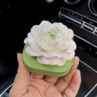 3D Blumenförmige Silikon-Kerzenform Gipsform Aroma-Diffusor Stein Auto-Lufterfrischer DIY Handgefertigte Heimdekoration