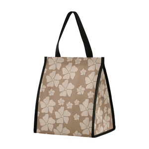 Sacs à lunch réutilisables écologiques avec fermeture Velcro, petits, étanches, isothermes, pour la préparation des repas, impression personnalisée, sac isotherme en nylon pour le travail - Product Image 2