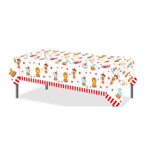Nouvelles assiettes en papier sur le thème du <span class=keywords><strong>cirque</strong></span>, 9 pouces et 7 pouces, vaisselle jetable festive pour fêtes, gobelets en papier, décoration d'événements - Product Image 4