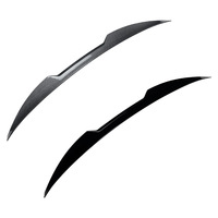 Aileron de coffre en ABS noir brillant et motif carbone, stabilisateur arrière, séparateur, compatible avec Audi A5 2 portes Coupé 2017-2024