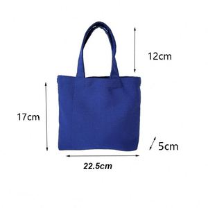 Mini Canvas Tote <b>Bags</b> Multi-color Reusable Small Handbags for Daily & Gift Use - Product Image 5