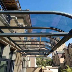 Auvent de porte/fenêtre extérieur haute résistance, pare-soleil, résistant à la pluie et à la neige, en polycarbonate, <span class=keywords><strong>pergola</strong></span>, gazebo, pavillon, nature - Product Image 6