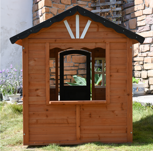 <span class=keywords><strong>Casa</strong></span> de juegos duradera para niños, caseta de distribución de <span class=keywords><strong>madera</strong></span> para exteriores - Product Image 6