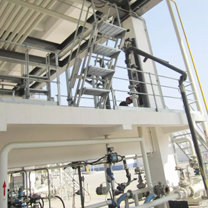 Échelle mobile à trois/quatre/cinq marches, escalier pliant pétrochimique avec cage de sécurité pour le chargement, portique de chargement sur patins - Product Image 6