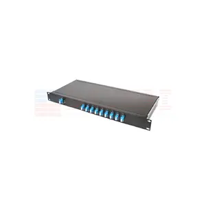 एकल दोहरी फाइबर 1270-1610nm Mux/Demux CWDM DWDM 4 8 16 18 चैनलों LGX बॉक्स CWDM