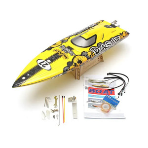 Bateau RC rapide TFL 1106 Pursuit Racing, moteur électrique sans balais, coque en fibre de verre, embarcation aquatique ARTR, 80 km/h, 3660 KV2070, ESC 120A - Product Image 1